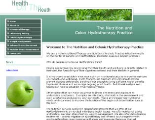 Heath on the Heath website design