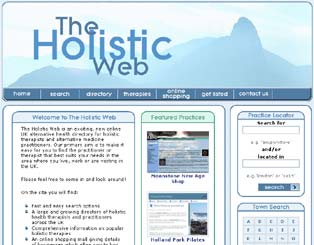 View The Holistic Web website