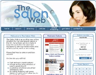 View The Salon Web website